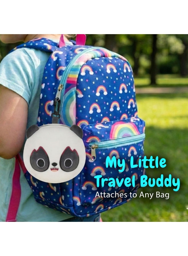 VEA Kids Pillow with Eye Mask – Panda Design, Travel Pillow for Kids, Portable Sleeping Pillow for Flights, Car Rides & Nap Time - Image 5